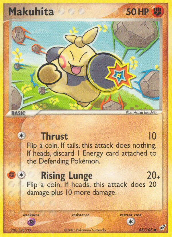 Makuhita – Deoxys 65/107 Pokémon card