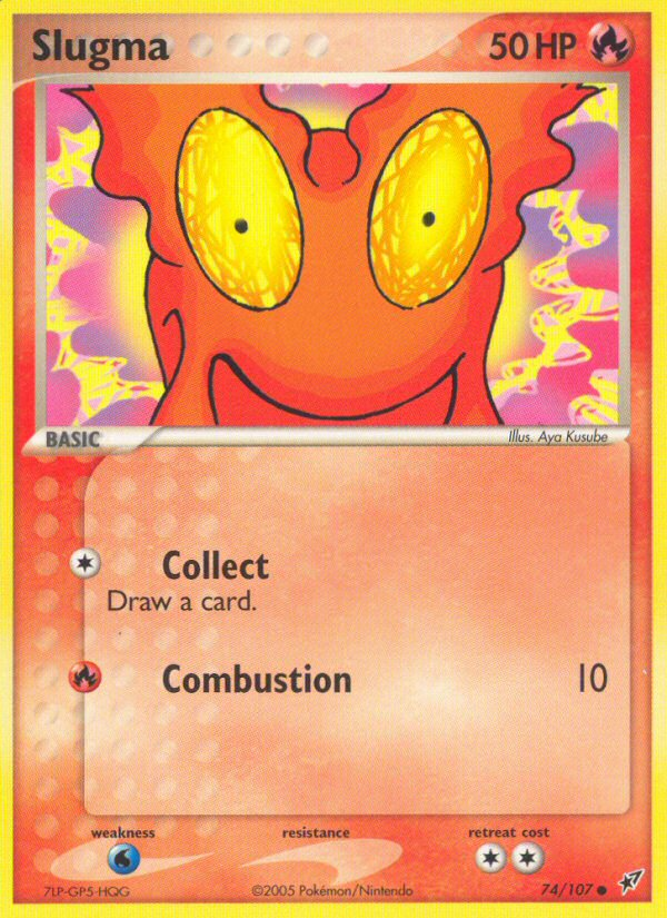 Slugma – Deoxys 74/107 Pokémon card