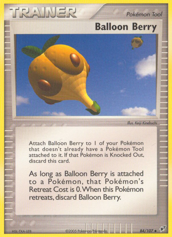 Balloon Berry – Deoxys 84/107 Pokémon card