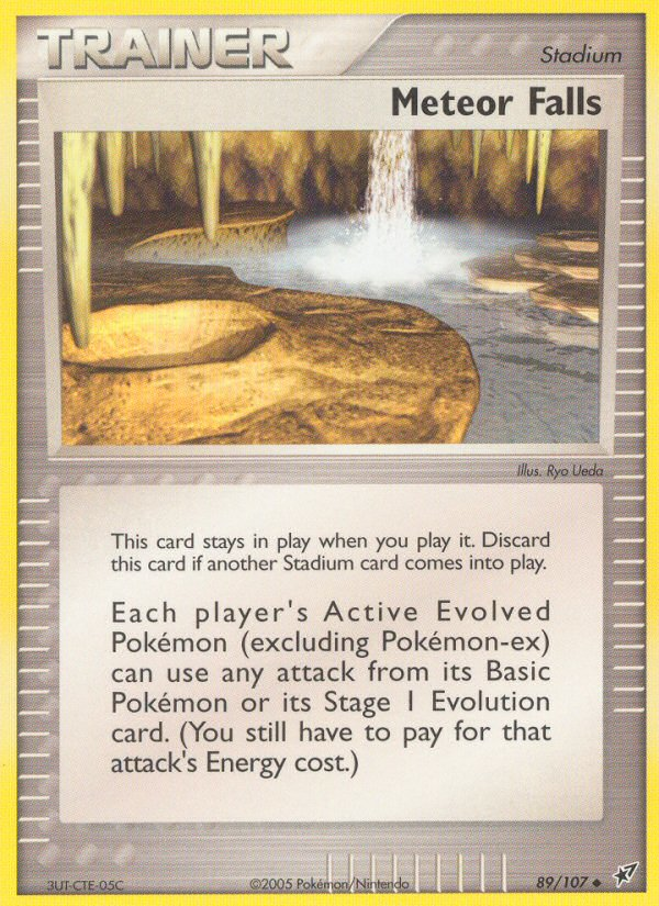 Meteor Falls – Deoxys 89/107 Pokémon card