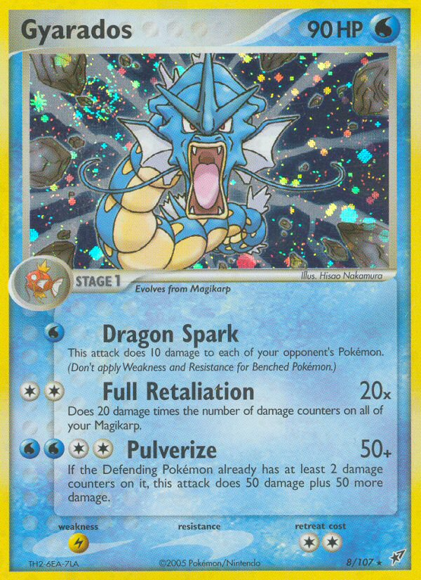 Gyarados – Deoxys 8/107 Pokémon card