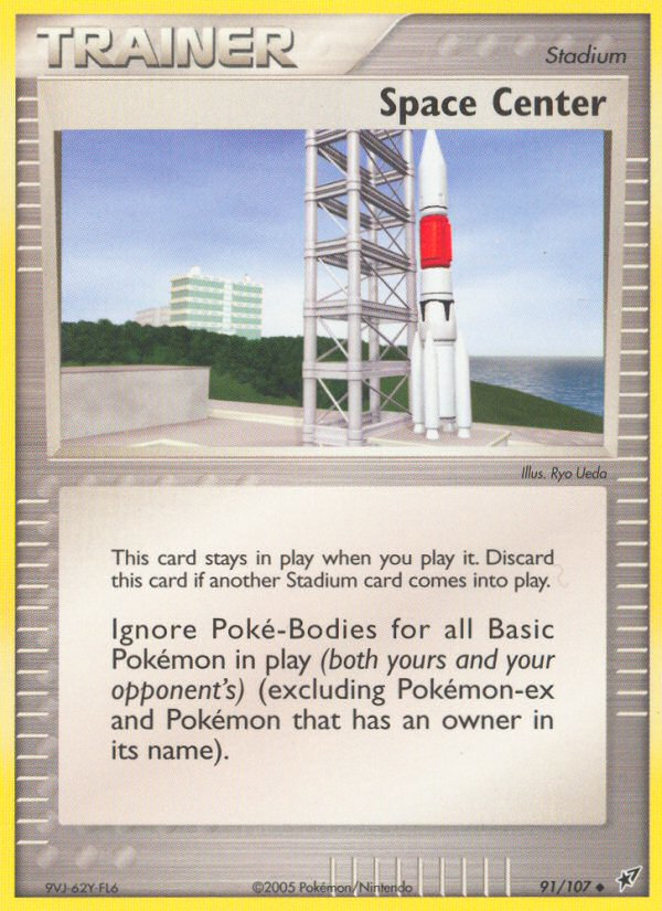 Space Center – Deoxys 91/107 Pokémon card