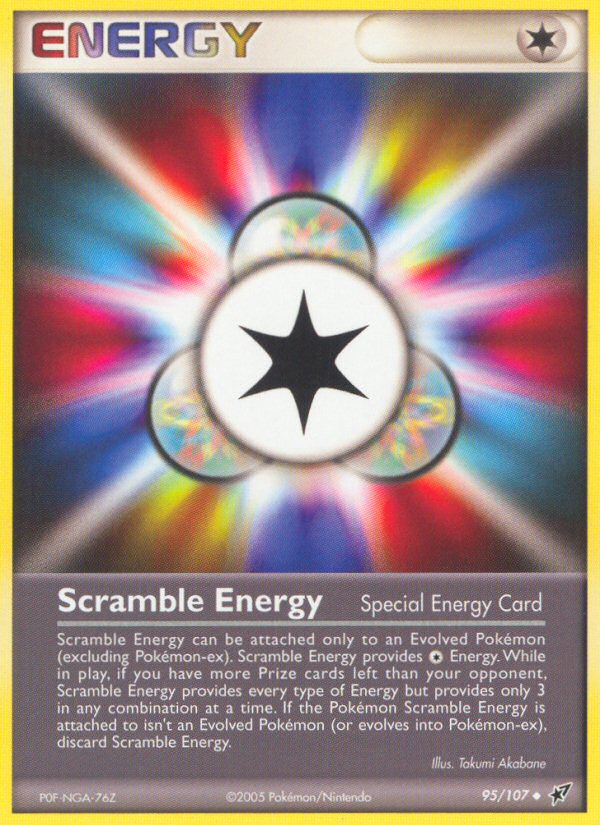 Scramble Energy – Deoxys 95/107 Pokémon card