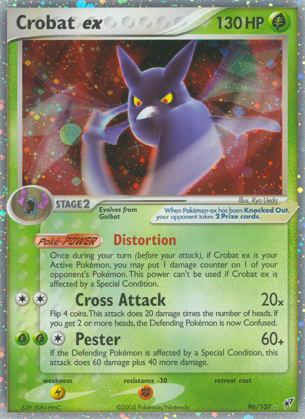 Crobat ex – Deoxys 96/107 Pokémon card