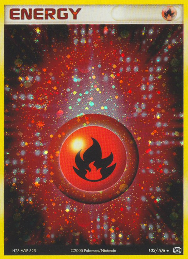 Fire Energy – Emerald 102/106 Pokémon card