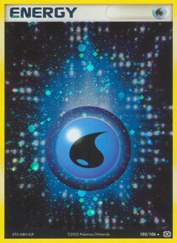 Water Energy – Emerald 103/106 Pokémon card