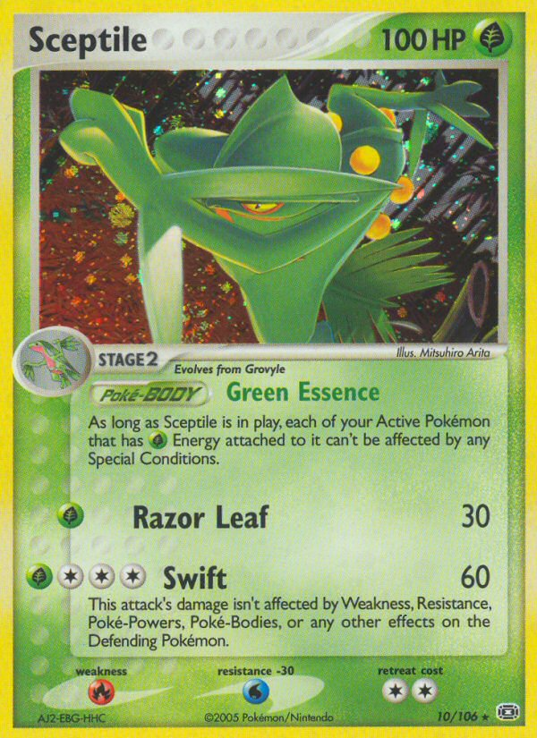 Sceptile – Emerald 10/106 Pokémon card