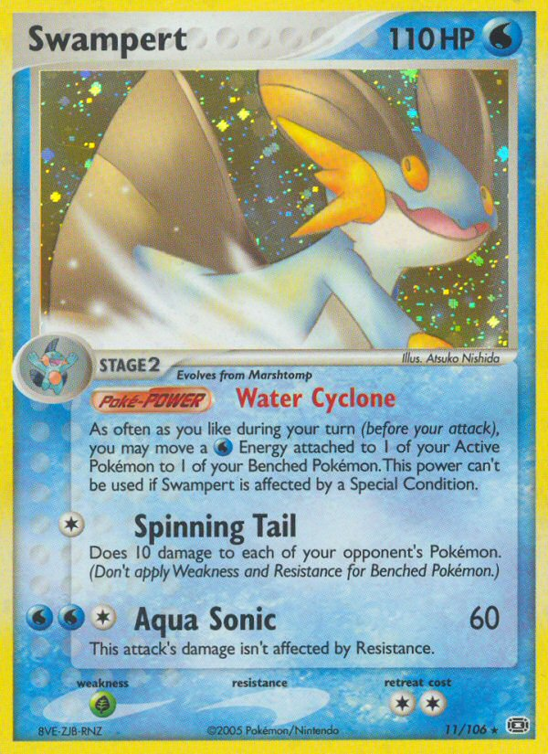 Swampert – Emerald 11/106 Pokémon card