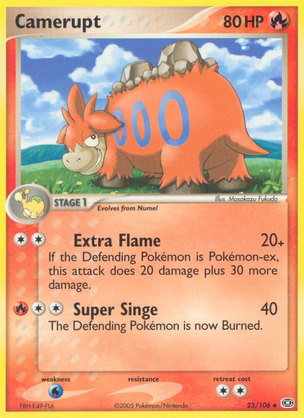 Camerupt – Emerald 23/106 Pokémon card