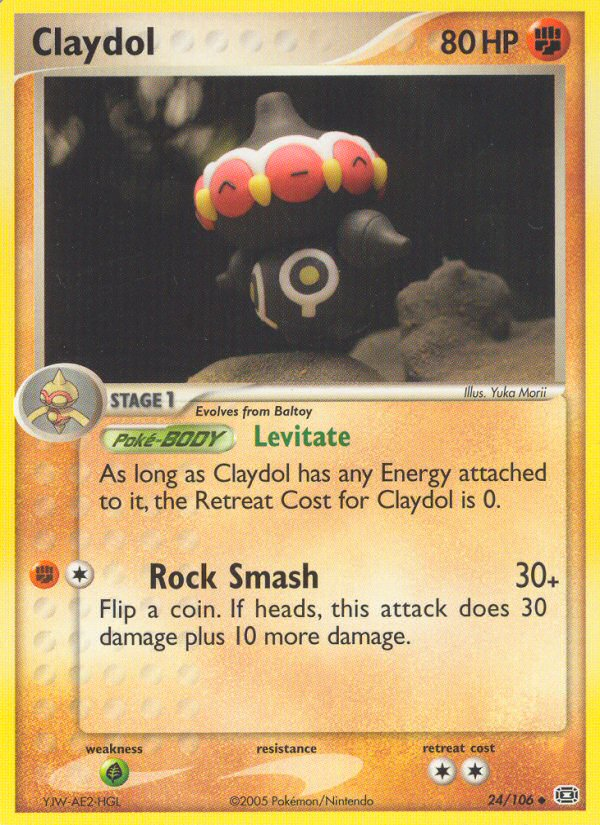 Claydol – Emerald 24/106 Pokémon card