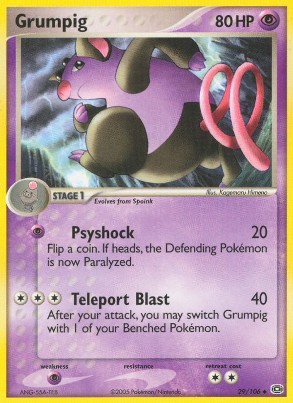 Grumpig – Emerald 29/106 Pokémon card