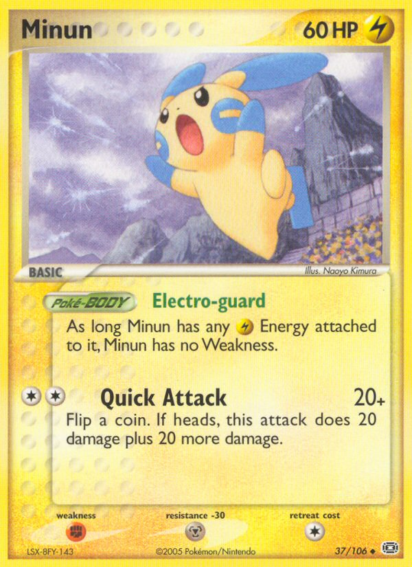 Minun – Emerald 37/106 Pokémon card