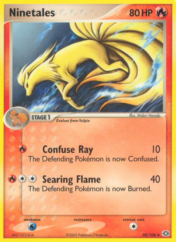 Ninetales – Emerald 38/106 Pokémon card