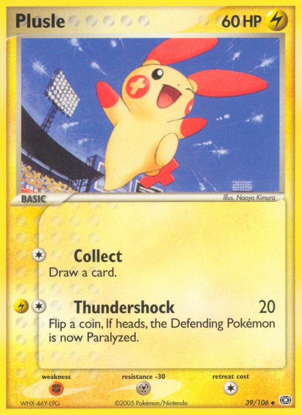 Plusle – Emerald 39/106 Pokémon card