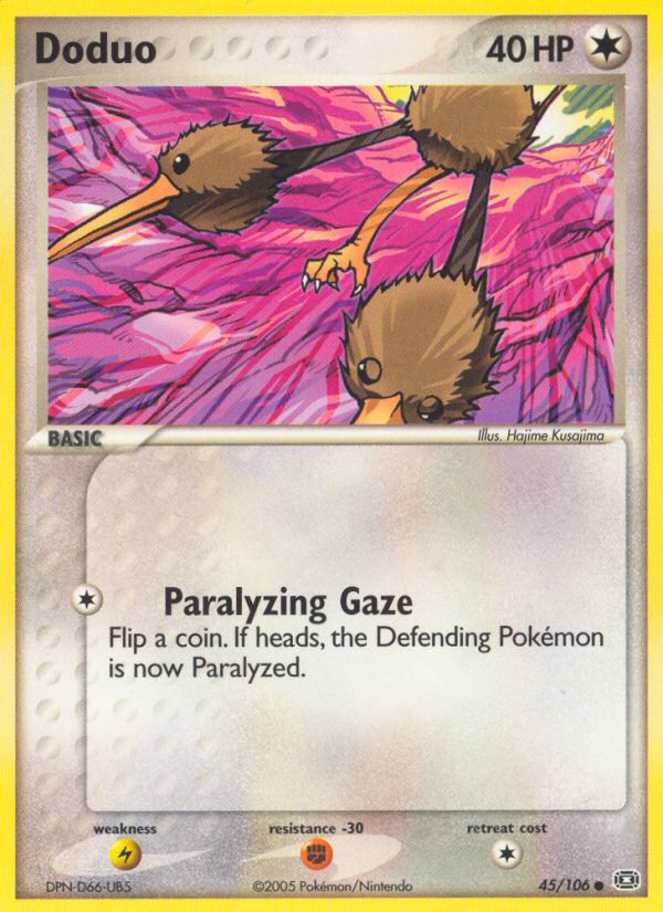 Doduo – Emerald 45/106 Pokémon card