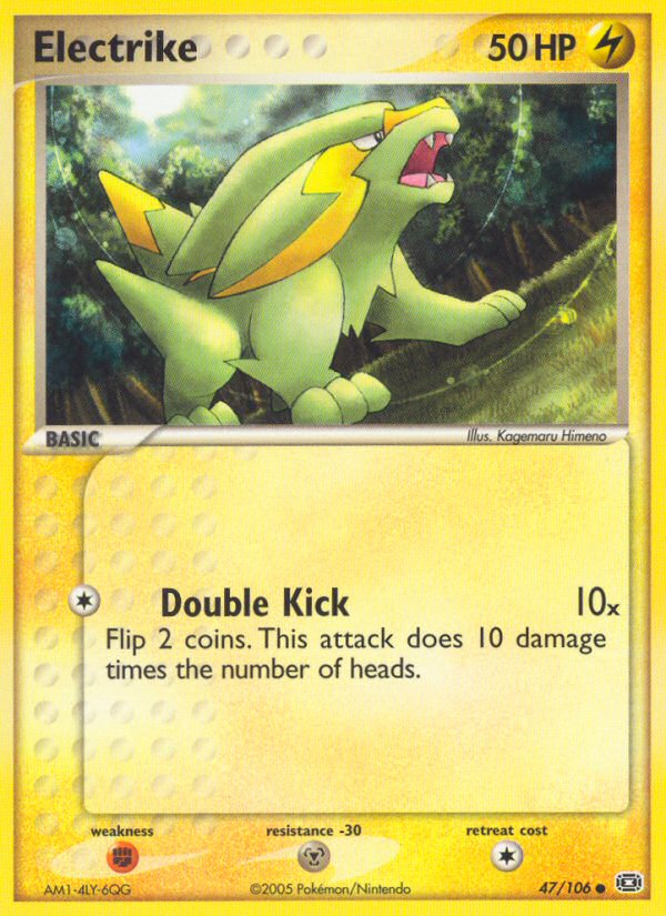 Electrike – Emerald 47/106 Pokémon card