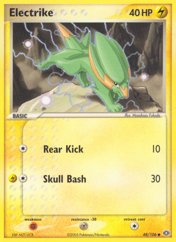 Electrike – Emerald 48/106 Pokémon card