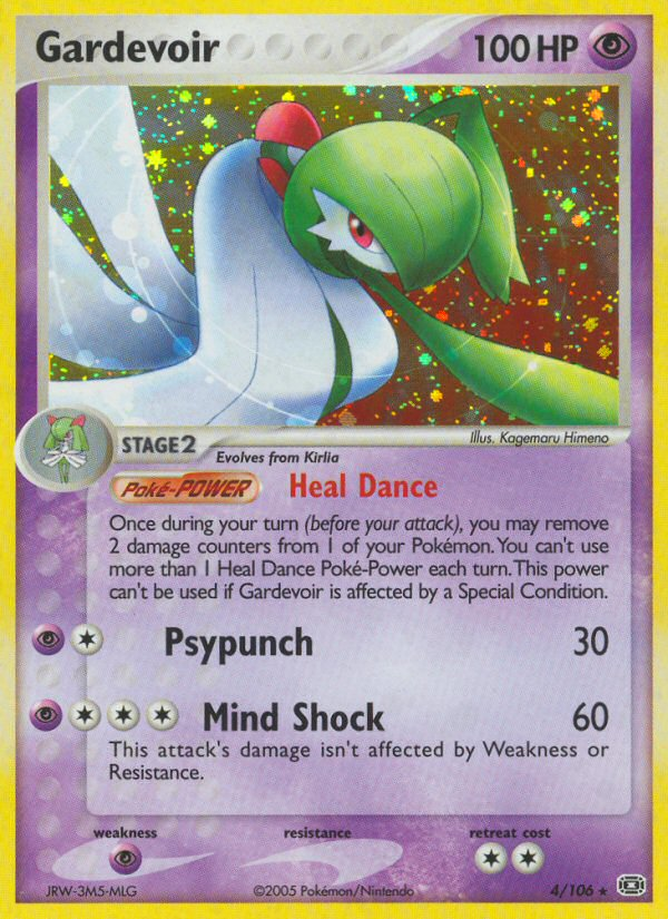 Gardevoir – Emerald 4/106 Pokémon card