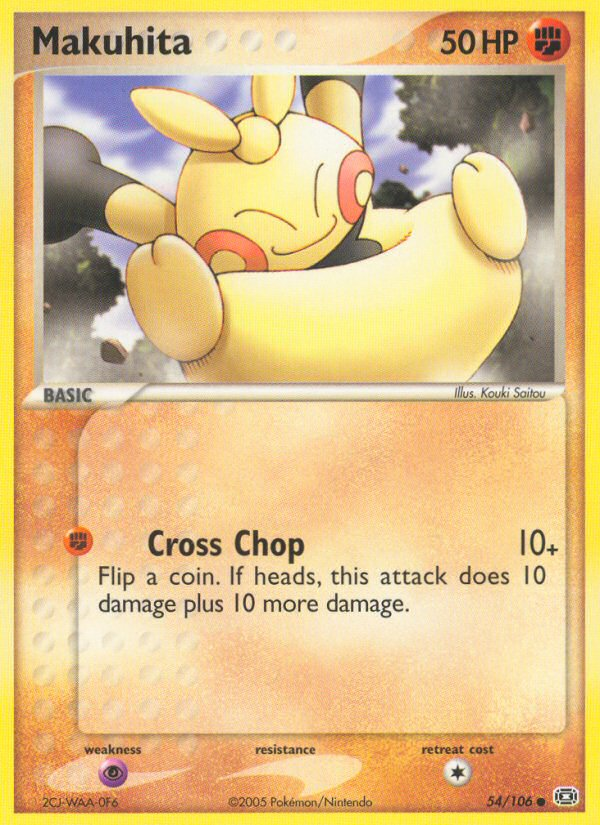 Makuhita – Emerald 54/106 Pokémon card