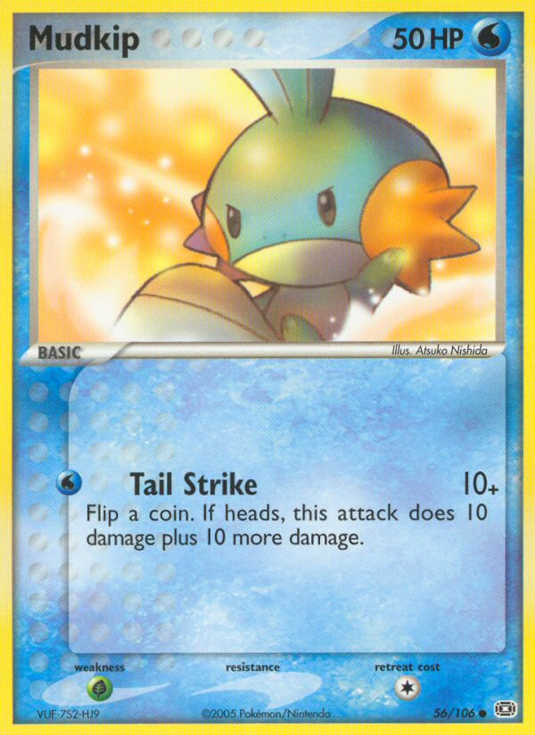 Mudkip – Emerald 56/106 Pokémon card
