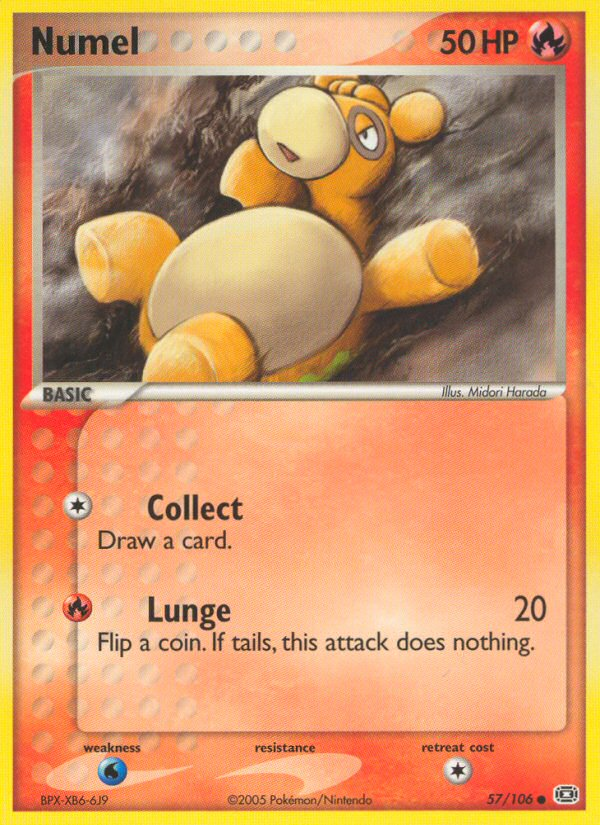 Numel – Emerald 57/106 Pokémon card