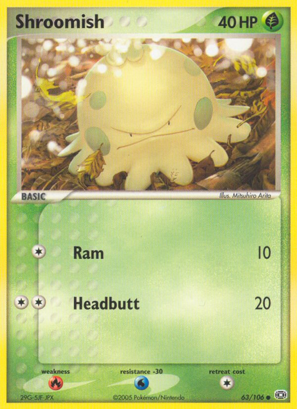 Shroomish – Emerald 63/106 Pokémon card
