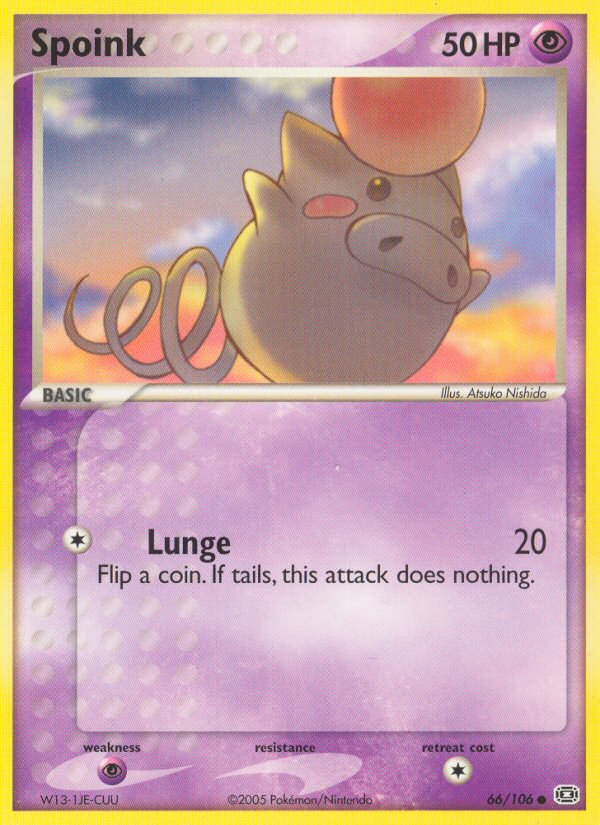 Spoink – Emerald 66/106 Pokémon card