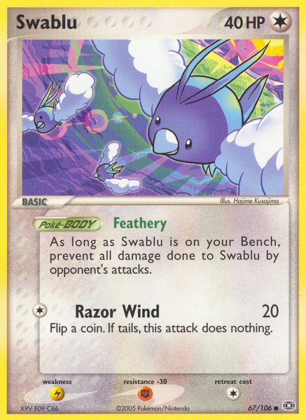 Swablu – Emerald 67/106 Pokémon card