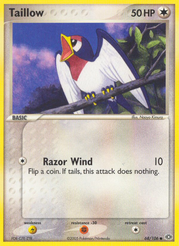 Taillow – Emerald 68/106 Pokémon card
