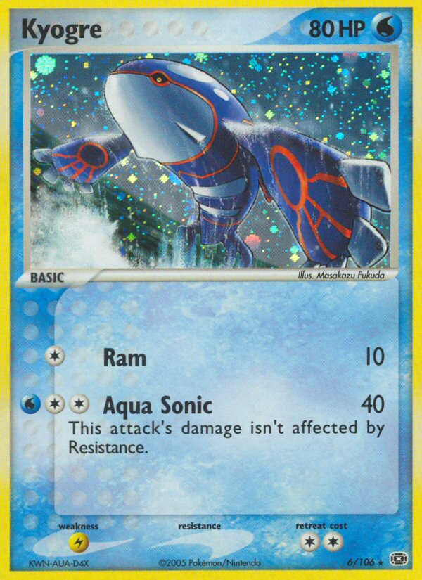 Kyogre – Emerald 6/106 Pokémon card