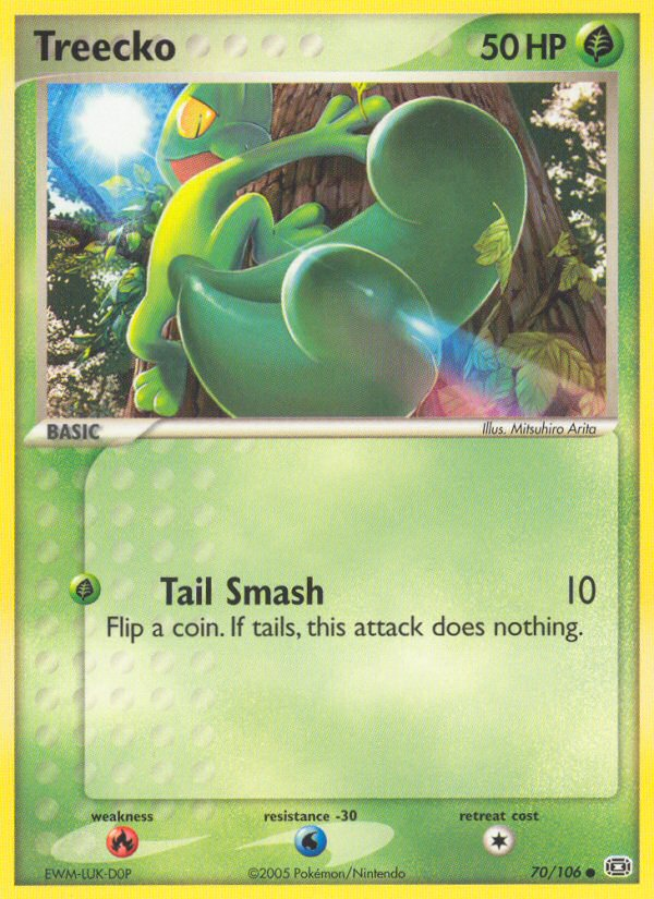 Treecko – Emerald 70/106 Pokémon card