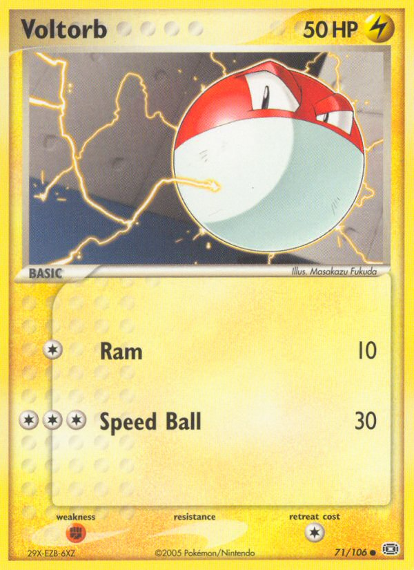 Voltorb – Emerald 71/106 Pokémon card