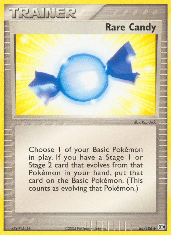 Rare Candy – Emerald 83/106 Pokémon card