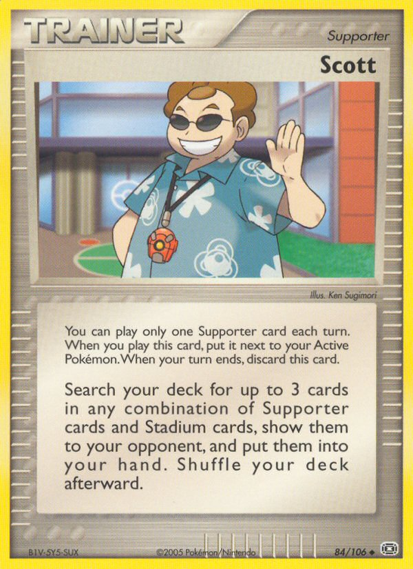 Scott – Emerald 84/106 Pokémon card