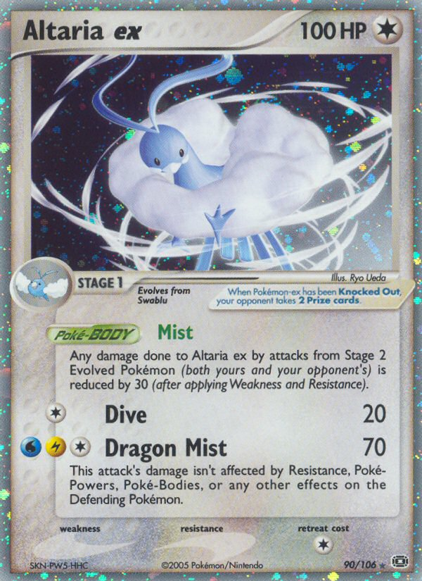 Altaria ex – Emerald 90/106 Pokémon card