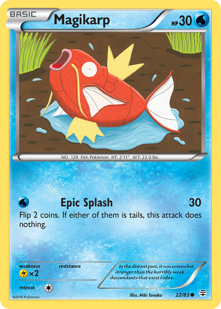 Magikarp – Generations 22/83 Pokémon card