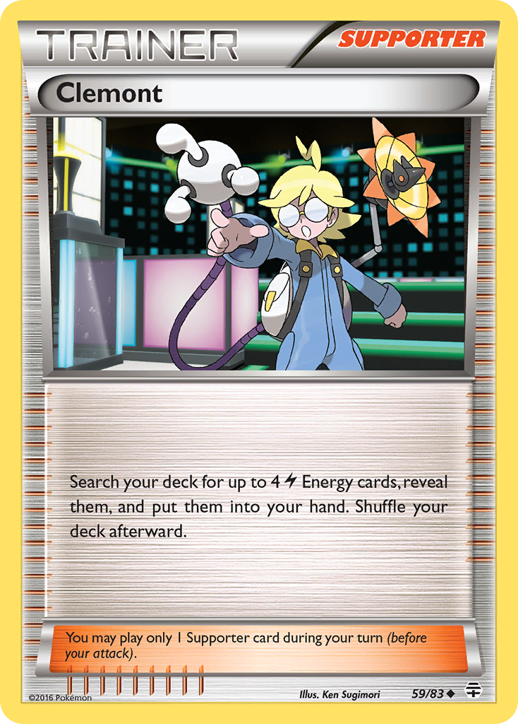 Clemont – Generations 59/83 Pokémon card