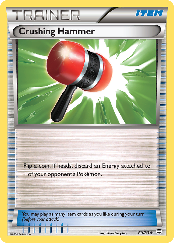 Crushing Hammer – Generations 60/83 Pokémon card
