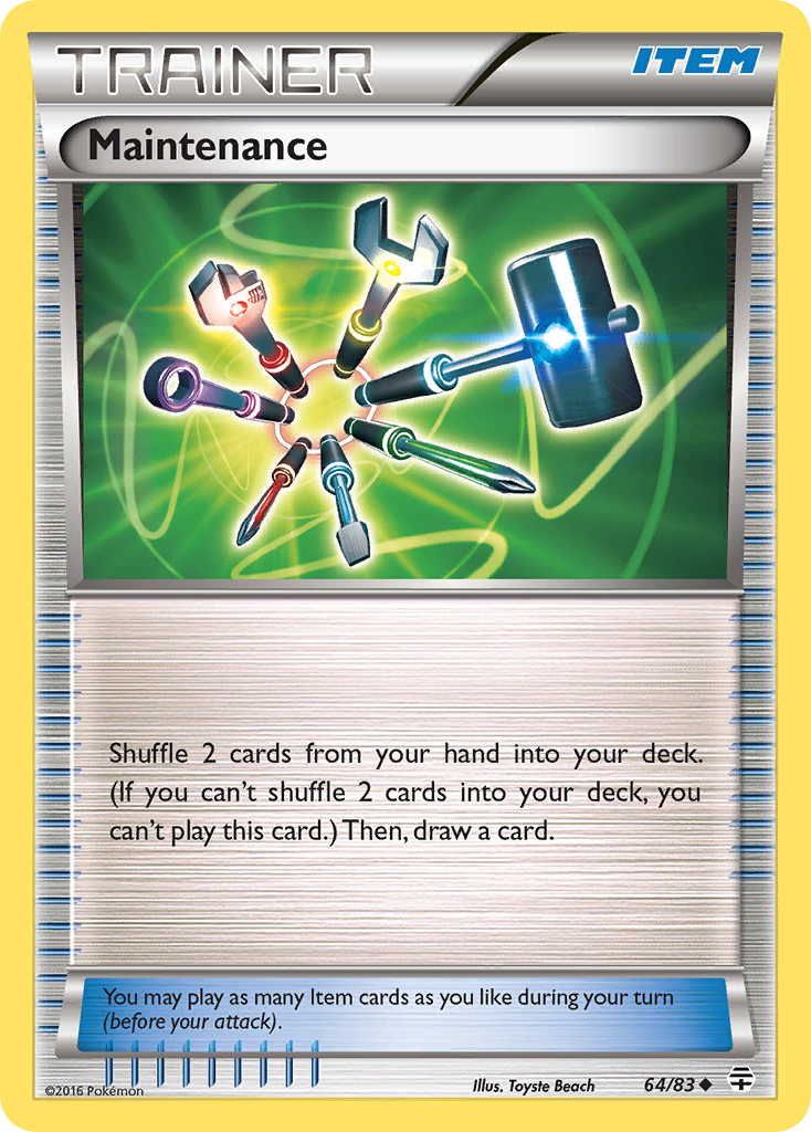 Maintenance – Generations 64/83 Pokémon card