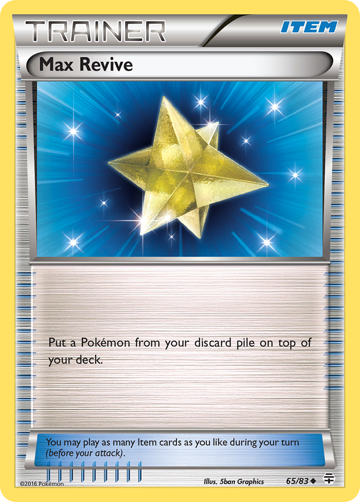 Max Revive – Generations 65/83 Pokémon card
