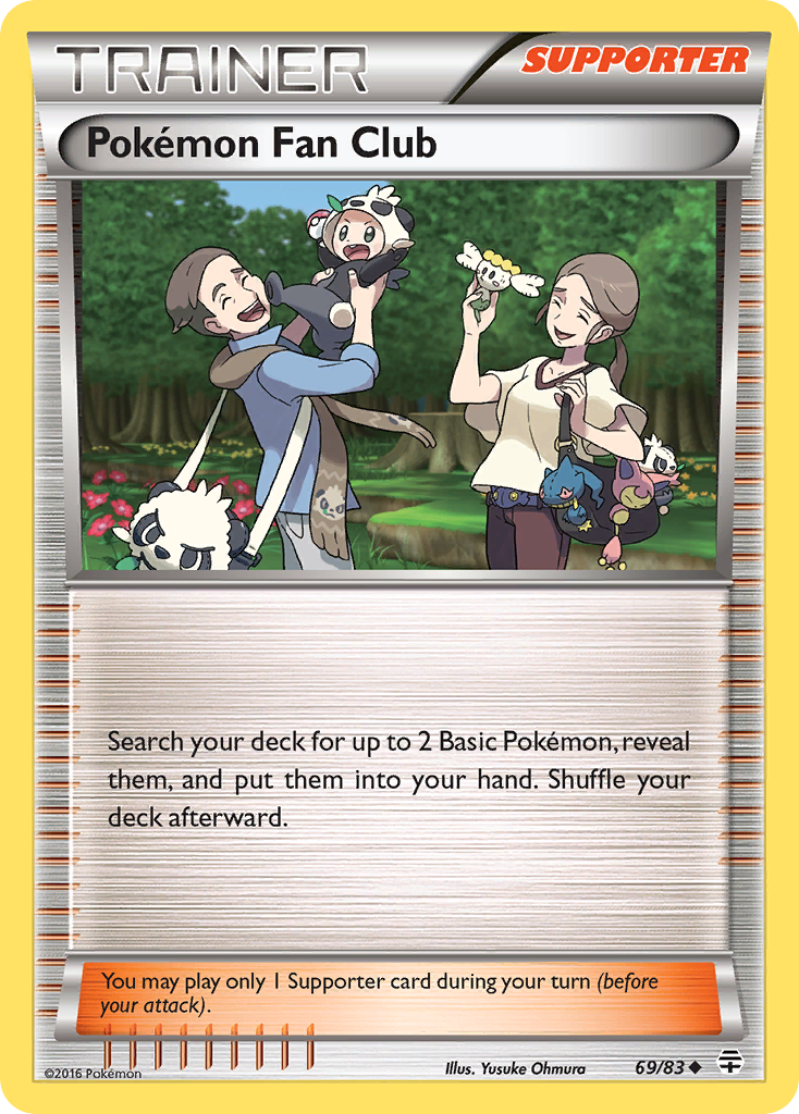 Pokémon Fan Club – Generations 69/83 Pokémon card