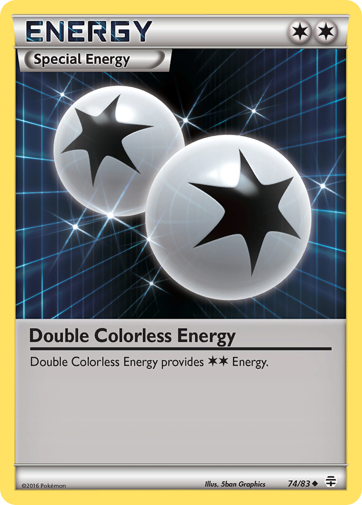 Double Colorless Energy – Generations 74/83 Pokémon card