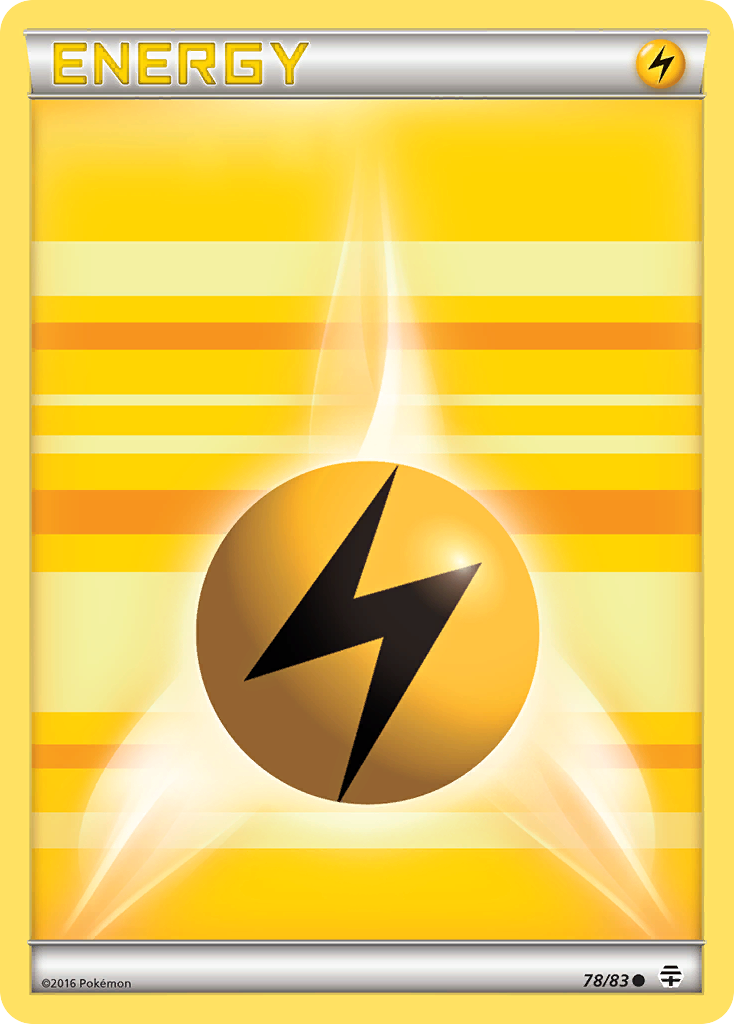 Lightning Energy – Generations 78/83 Pokémon card