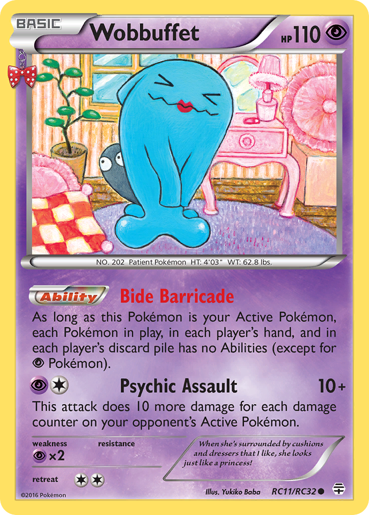 Wobbuffet – Generations RC11/RC32 Pokémon card