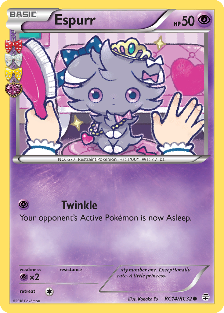 Espurr – Generations RC14/RC32 Pokémon card