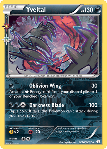 Yveltal - Generations RC16