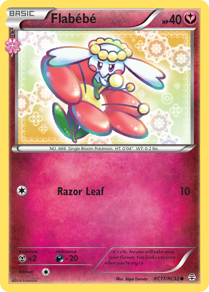 Flabébé – Generations RC17/RC32 Pokémon card