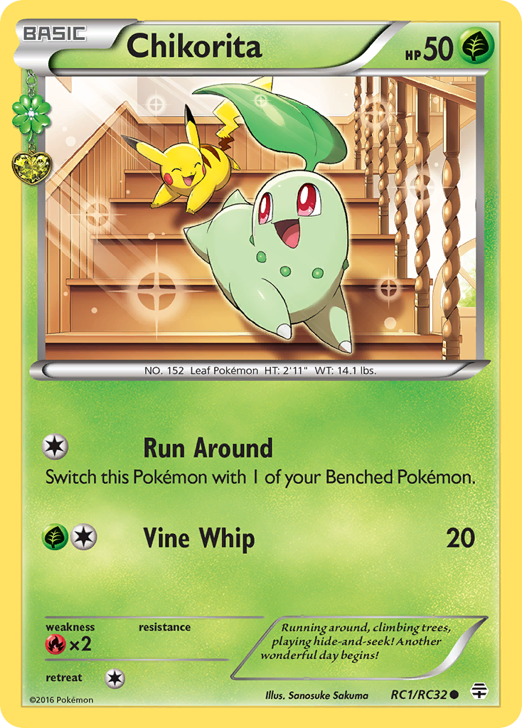 Chikorita – Generations RC1/RC32 Pokémon card