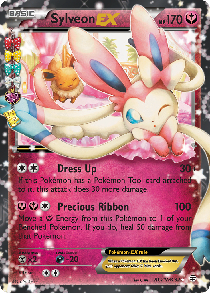 Sylveon-EX – Generations RC21/RC32 Pokémon card