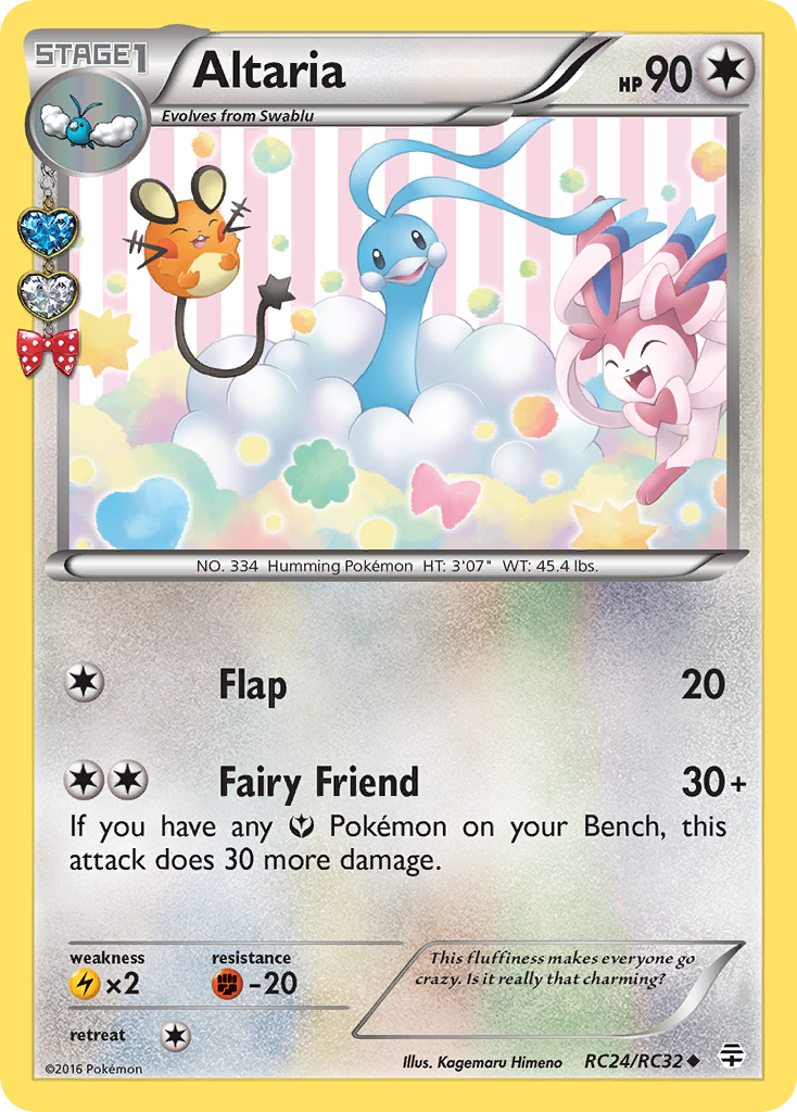 Altaria – Generations RC24/RC32 Pokémon card